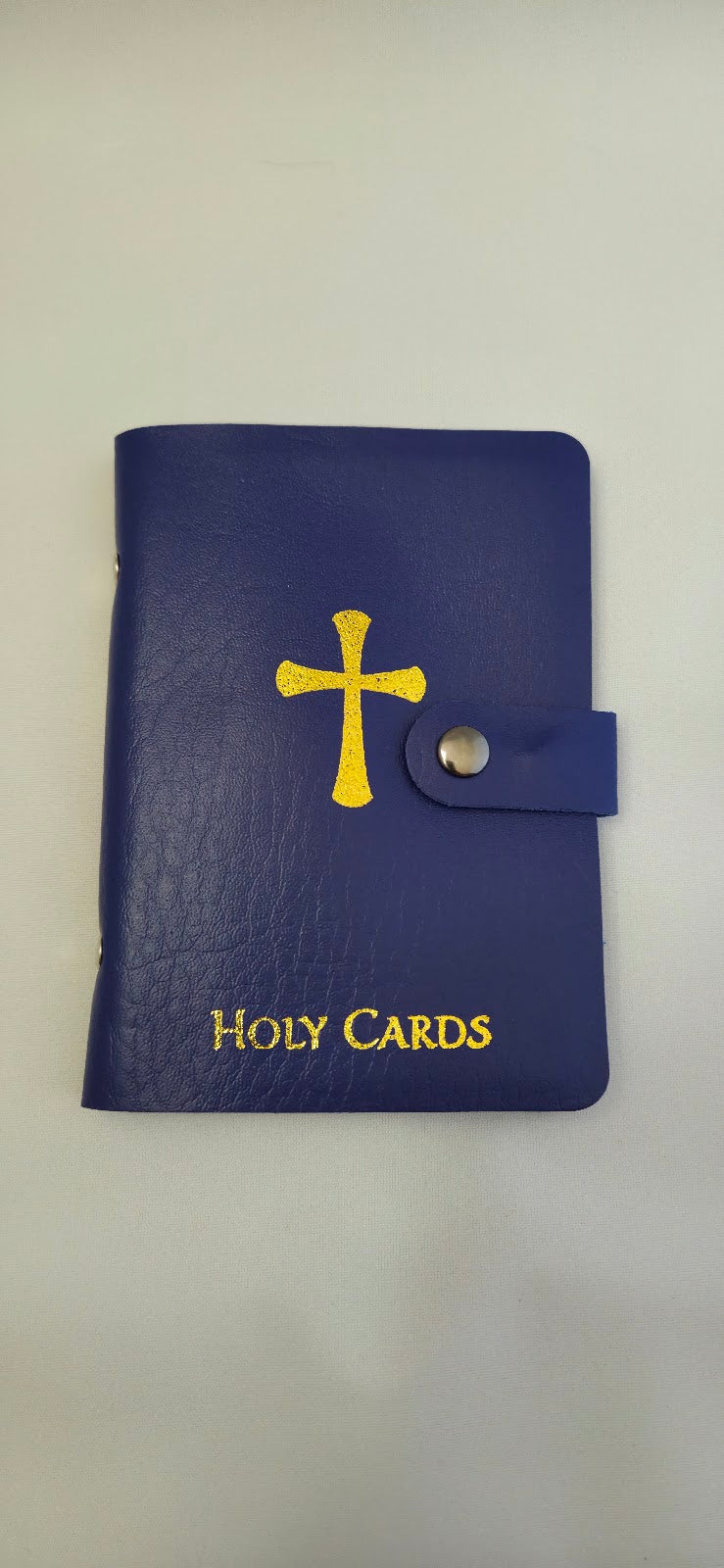 Blue Holy Card Holder