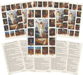 Stations of the Cross Lg Holy Card