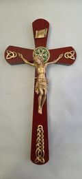 Jeweled Cross - Walnut Celtic cross