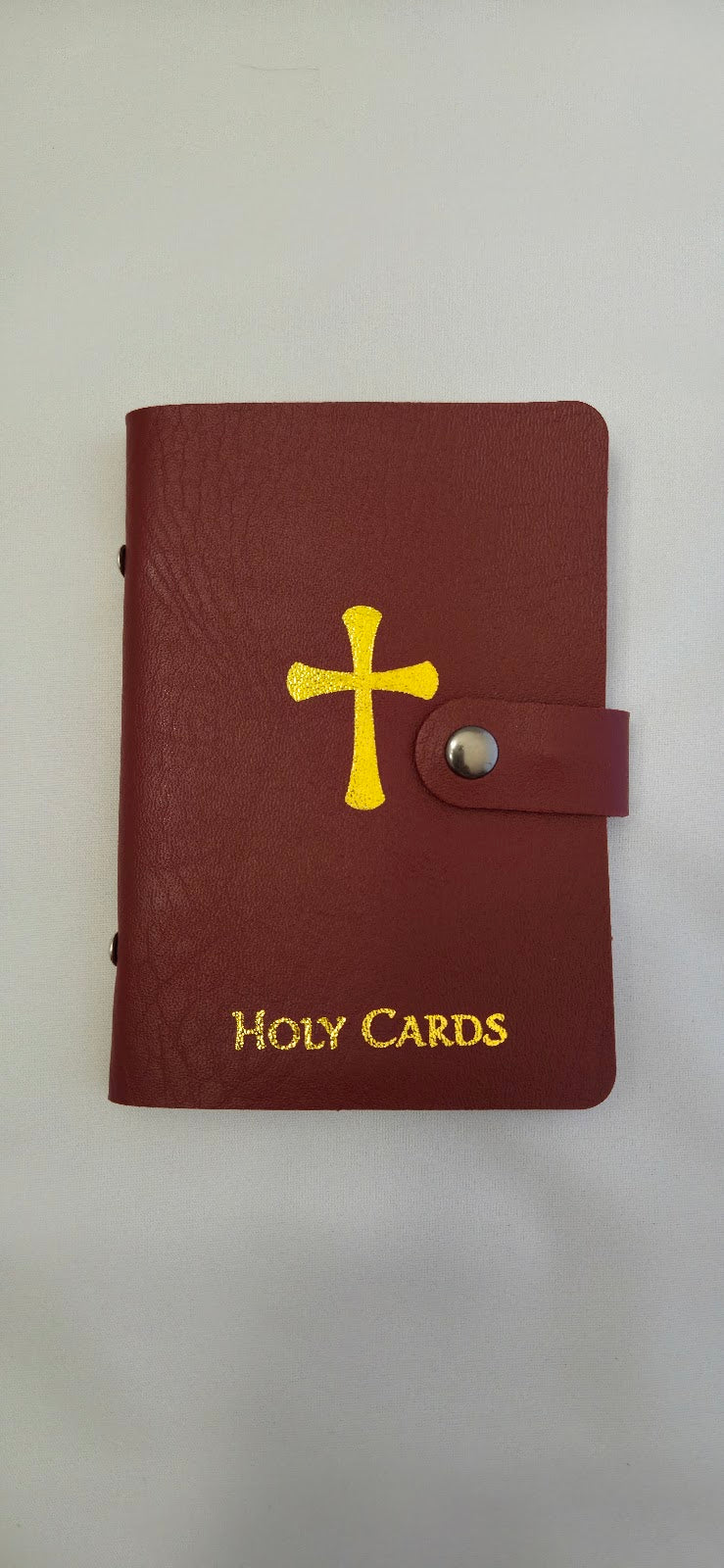 Maroon Holy Card Holder