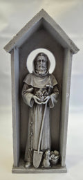 12.5" St.Fiacre Wall Plaque