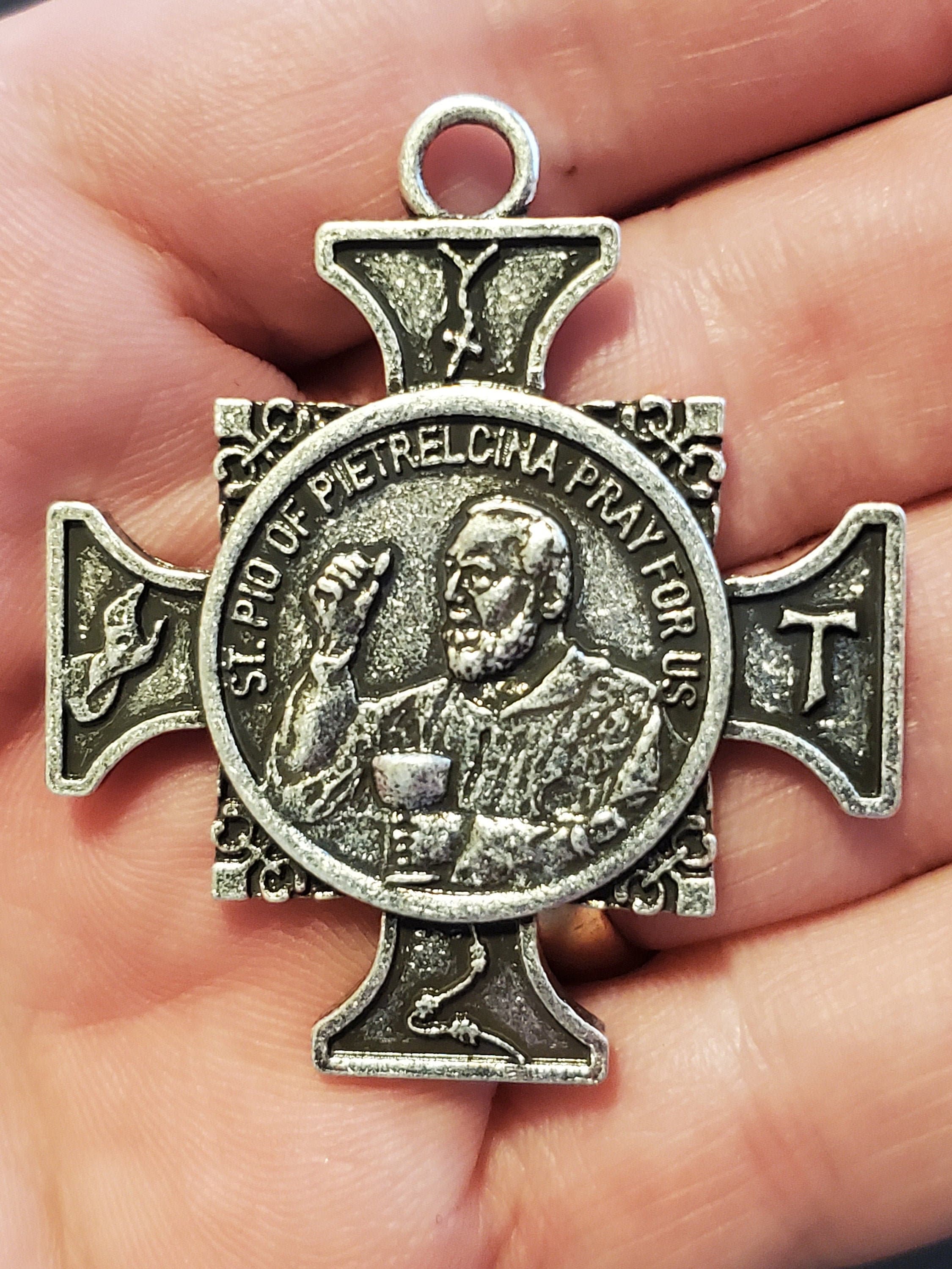 St.Padre Pio Cross Medal