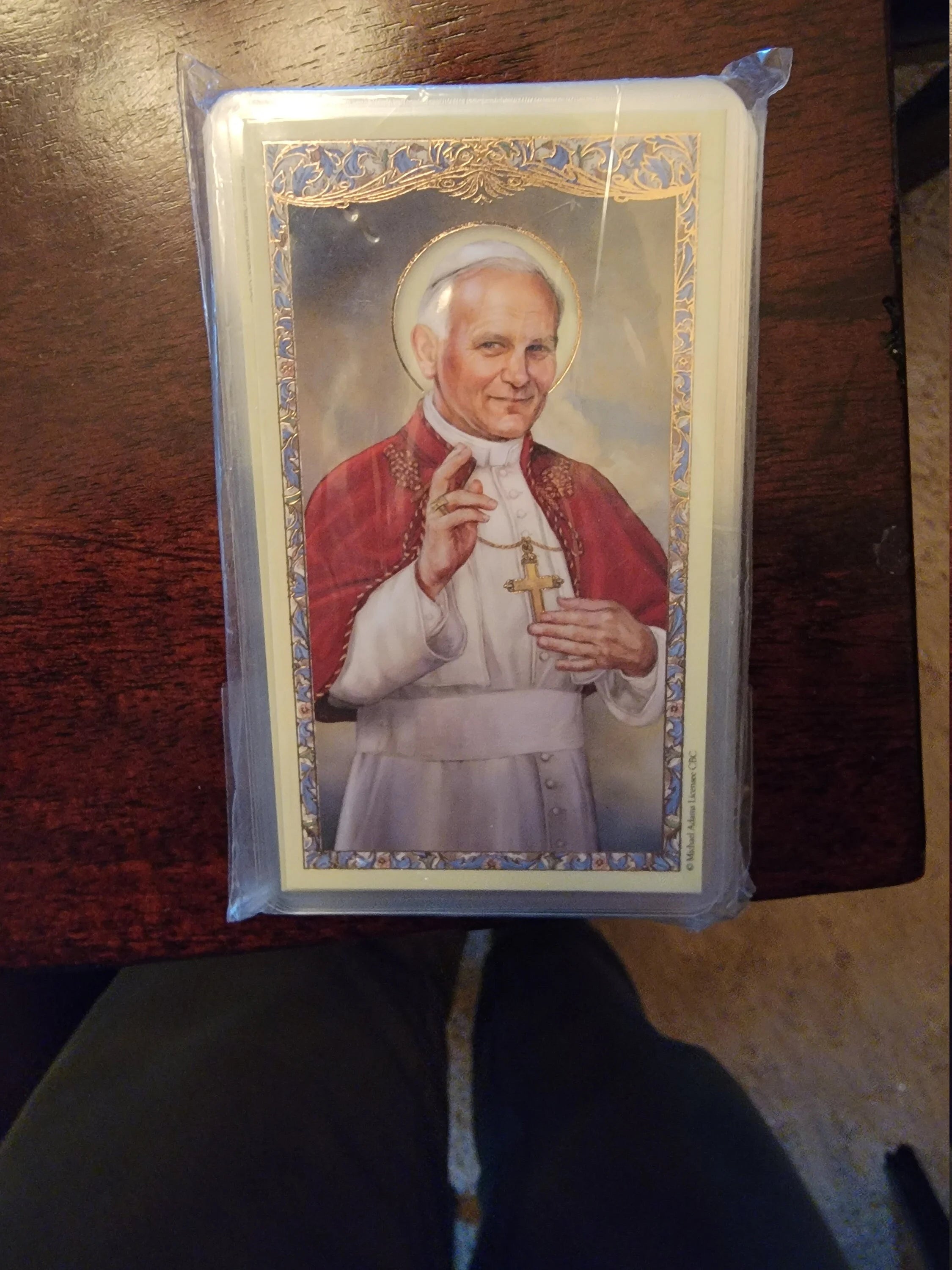 Pope John Paul II the Great Prayer Card