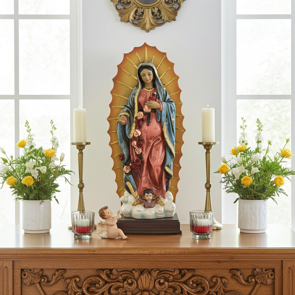 10"Our Lady of Guadalupe Statue